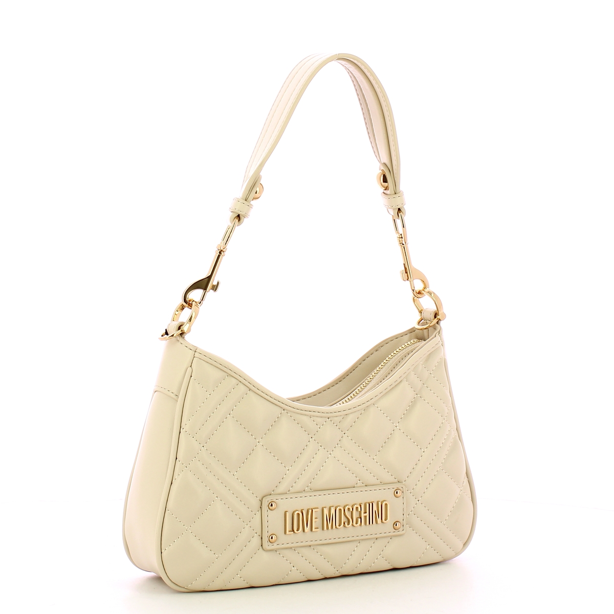 Love Moschino Sottospalla Quilted Avorio - 2 Love Moschino Sottospalla Quilted Avorio - 2