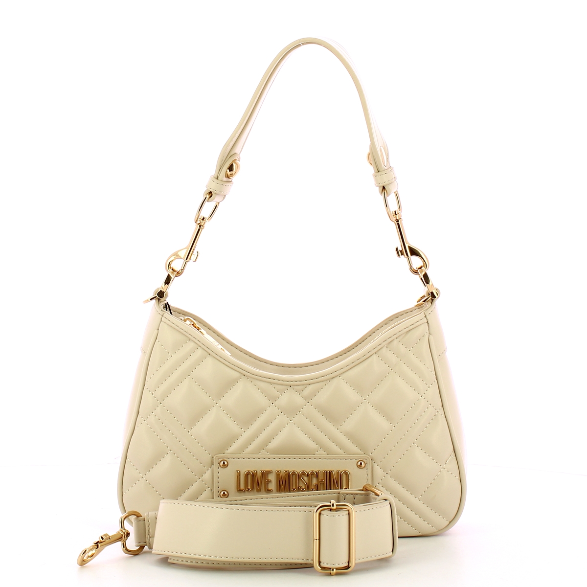 Love Moschino Sottospalla Quilted Avorio - 4 Love Moschino Sottospalla Quilted Avorio - 4