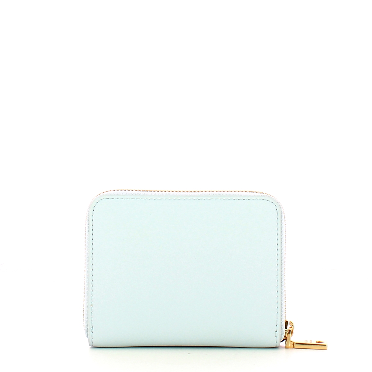Love Moschino Portafoglio Lettering Logo Zip Around Cielo - 2