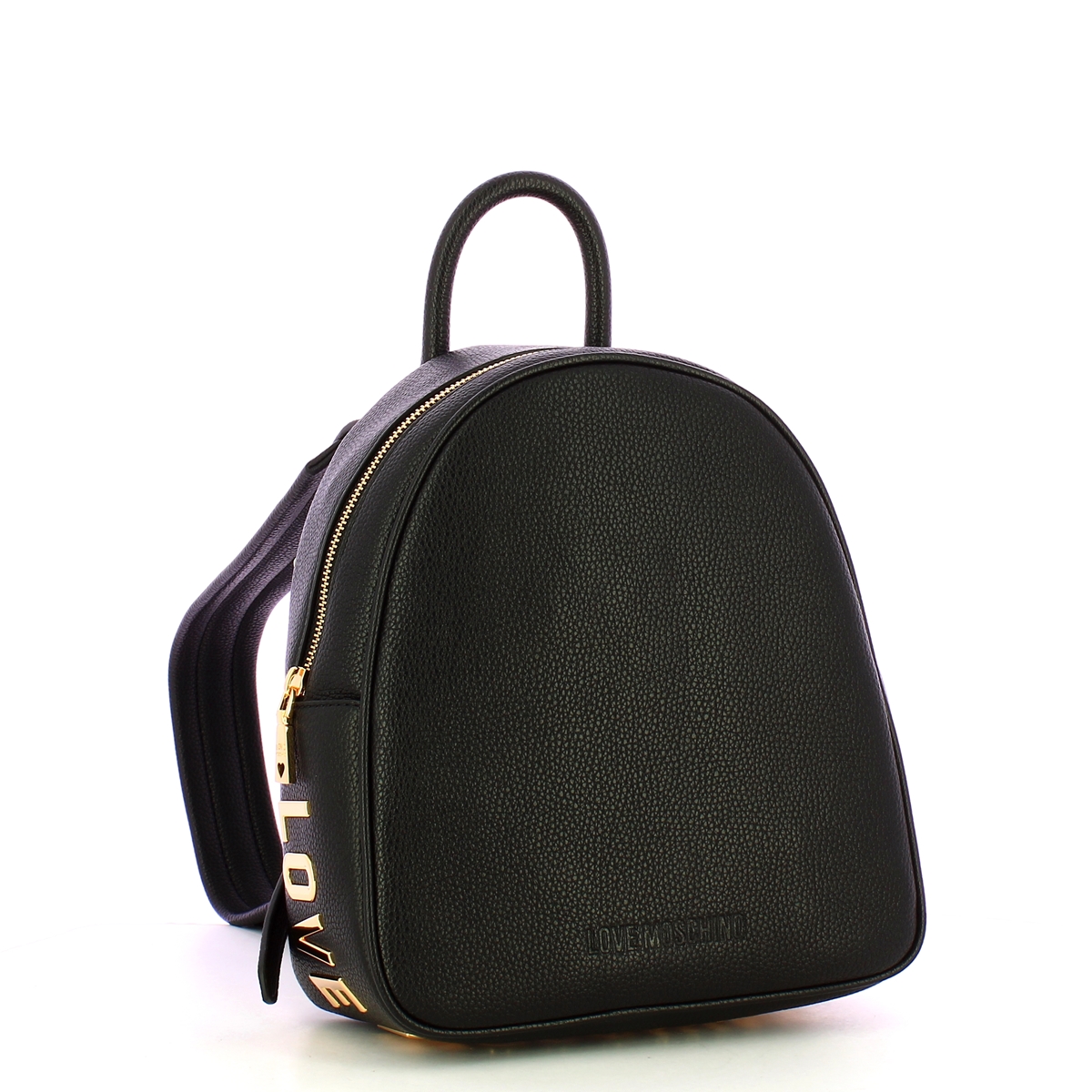 Love Moschino Zaino Giant Logo Nero Oro - 2