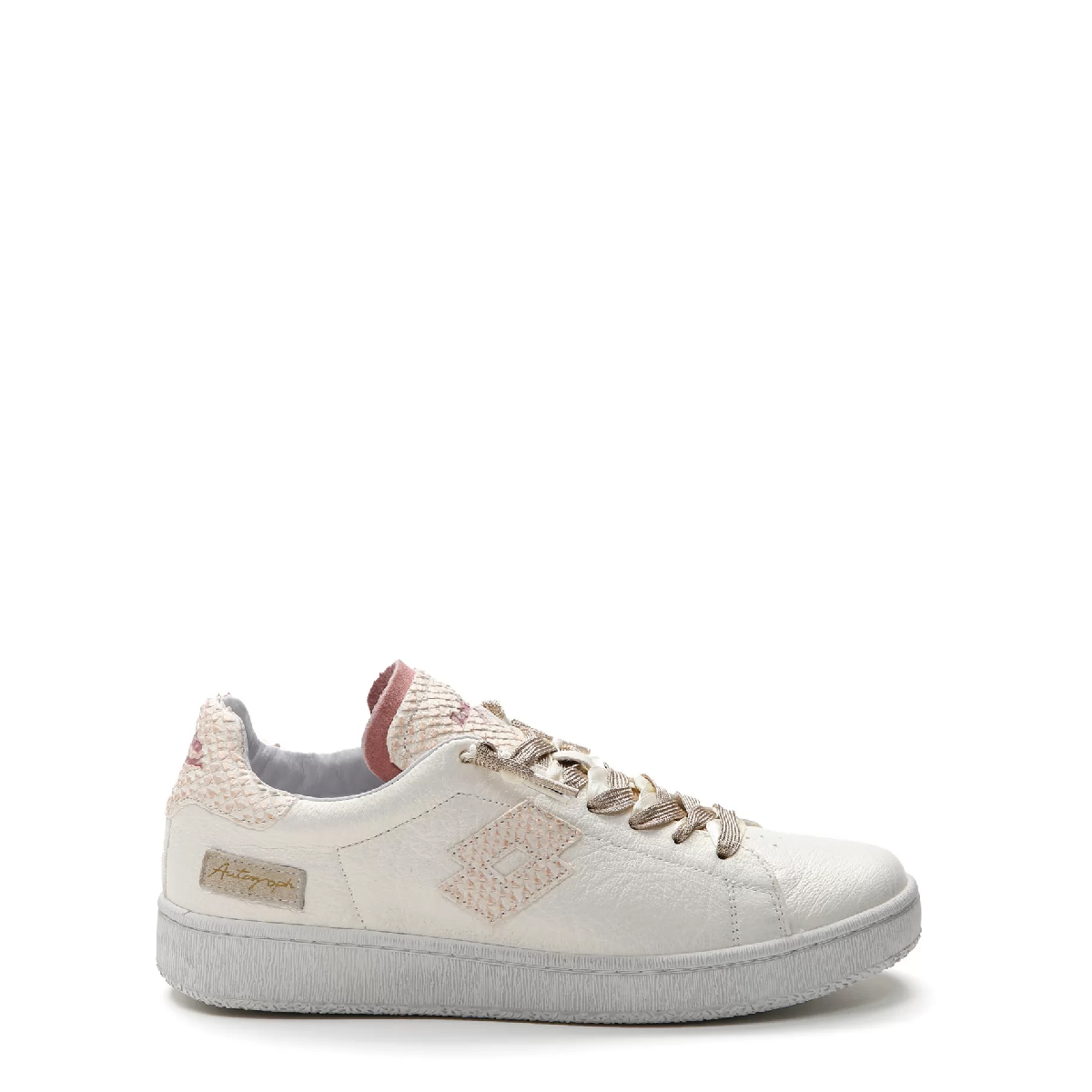 Lotto Sneakers Autograph Pearl Antique White Golden Almond - 1 Lotto Sneakers Autograph Pearl Antique White Golden Almond - 1