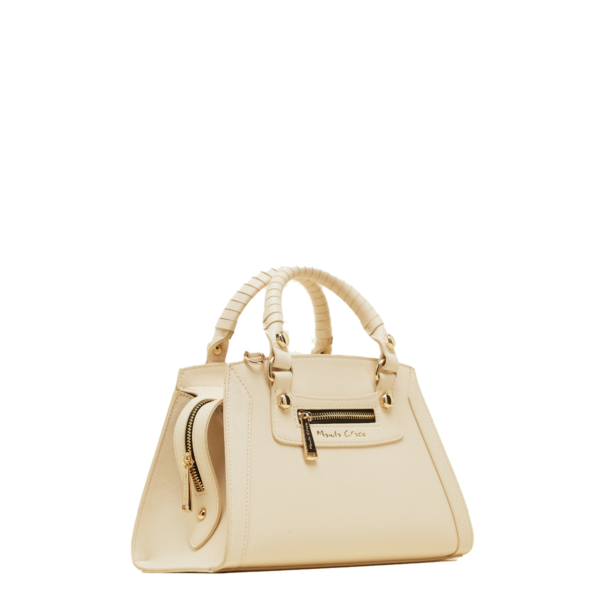 Manila Grace Borsa a mano Mirama Small Latte - 2