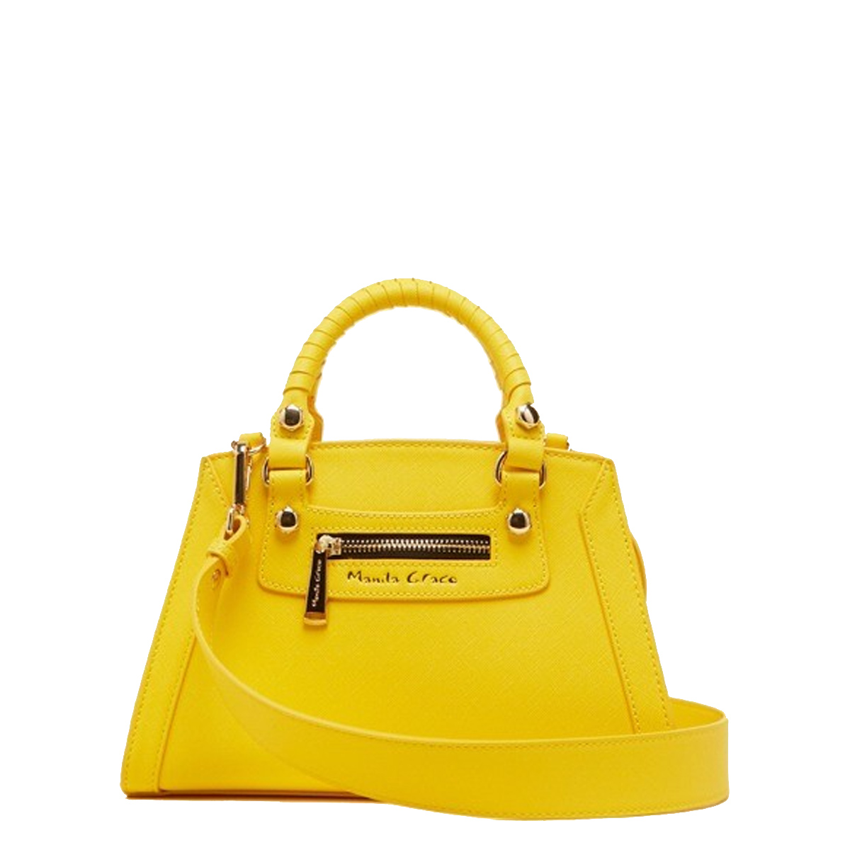 Manila Grace Borsaa mano Mirama Medium Giallo - 1