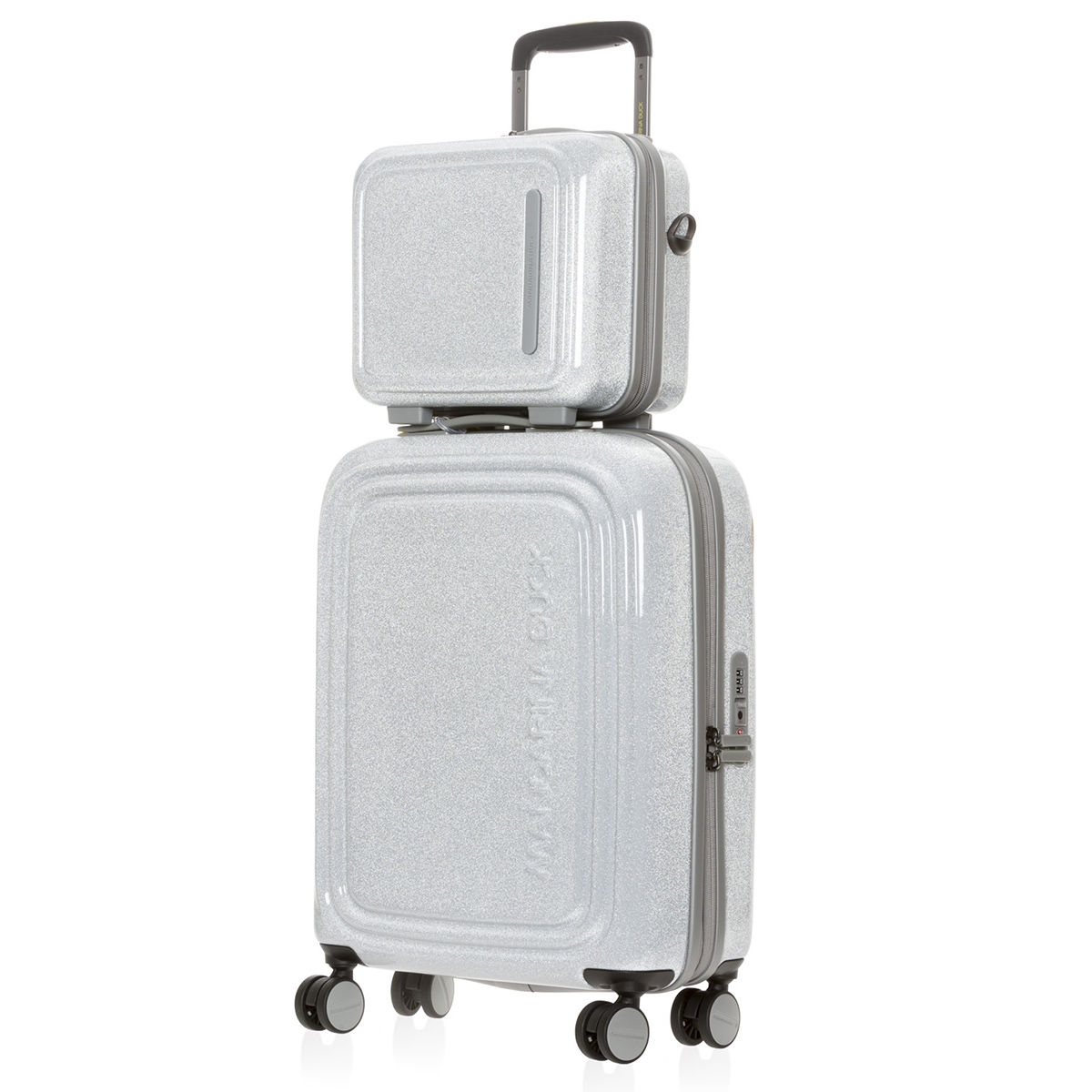 Mandarina Duck Beauty Case LOGODUCK + Glitter Silver - 5
