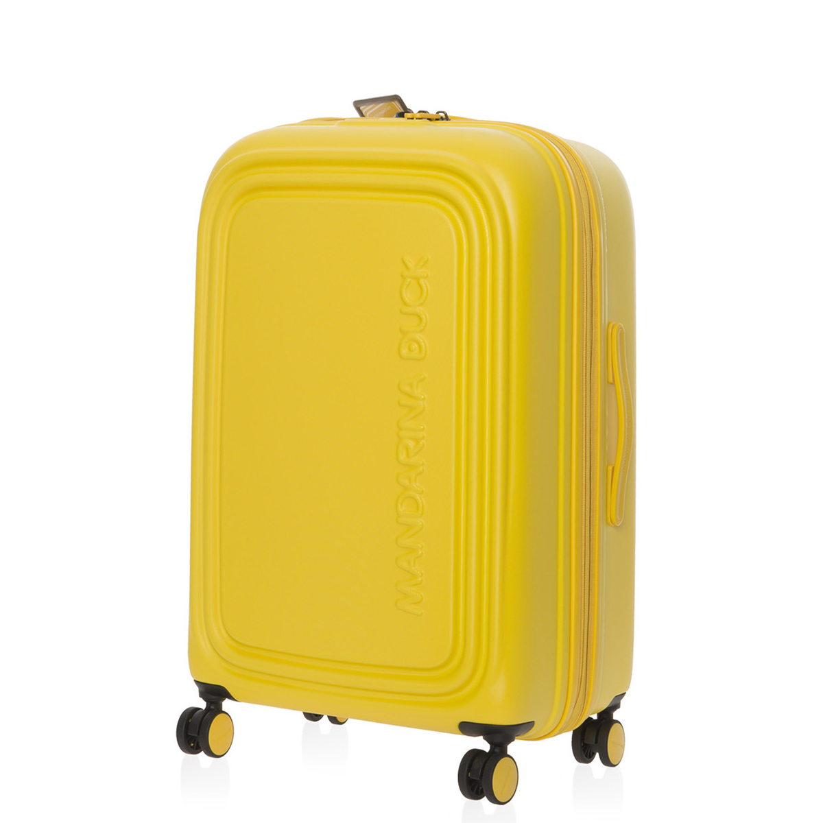 Mandarina Duck Trolley Medio Espandibile 69 cm LOGODUCK + Duck Yellow - 1