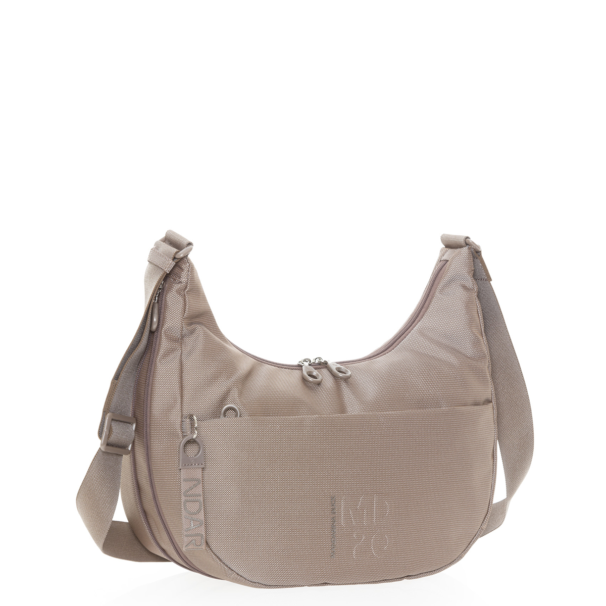 Mandarina Duck Borsa a tracolla espandibile MD20 Taupe - 3