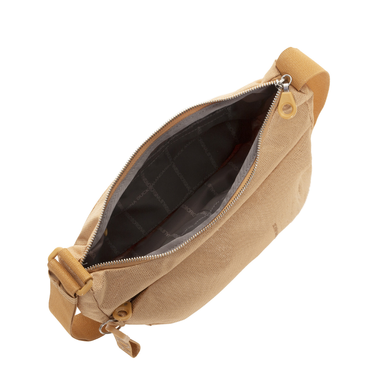 Mandarina Duck Borsa a mezzaluna MDD20 Lux Mustard Lux - 5 Mandarina Duck Borsa a mezzaluna MDD20 Lux Mustard Lux - 5