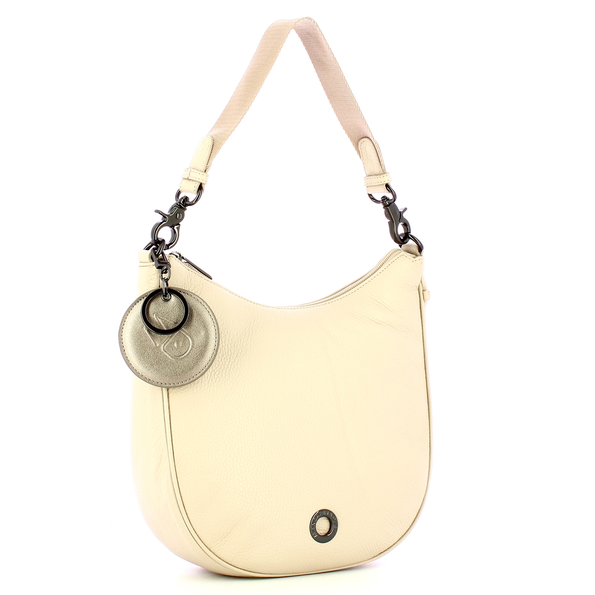 Mandarina Duck Hobo Bag Mellow in pelle Papyrus - 2