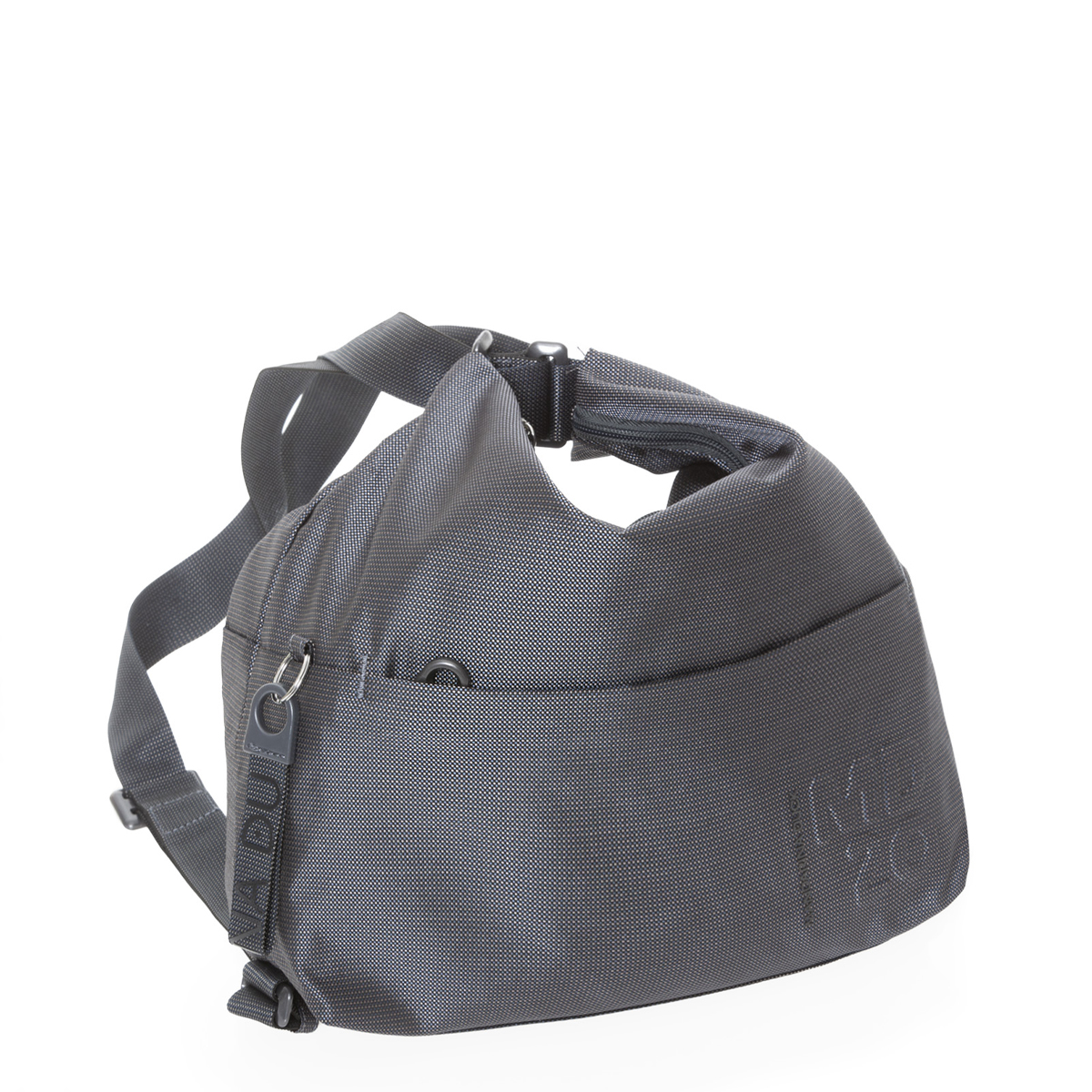 Mandarina Duck Borsa a spalla Slide Trasformabile MD20 Steel - 4