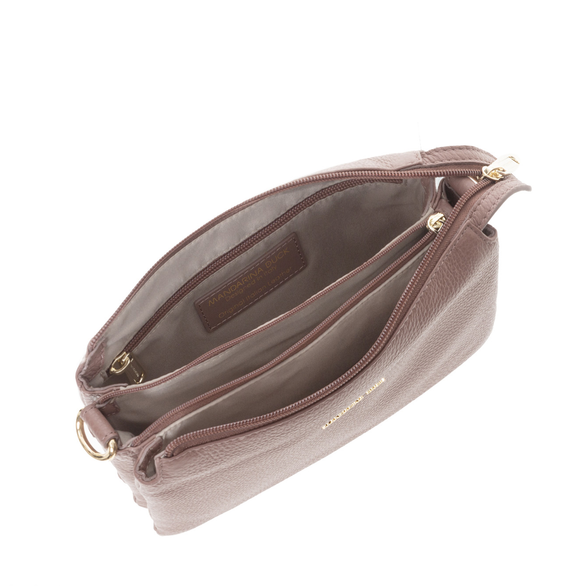 Mandarina Duck Tracolla Piccola Mellow Leather Balsamic - 4 Mandarina Duck Tracolla Piccola Mellow Leather Balsamic - 4