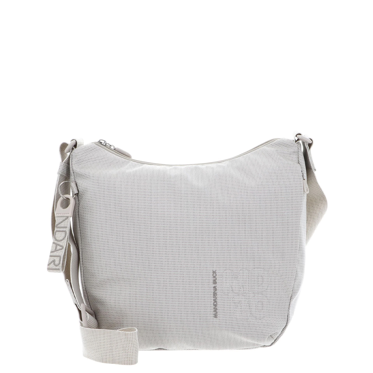 Mandarina Duck Hobo Bag MD20 Whitecap Gray - 1 Mandarina Duck Hobo Bag MD20 Whitecap Gray - 1