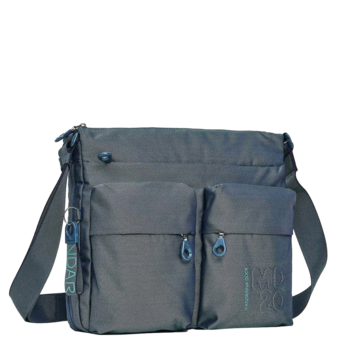 Mandarina Duck Expandable Crossbody Bag MD20 Blue Wing - 2