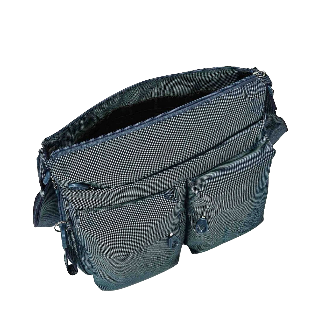 Mandarina Duck Expandable Crossbody Bag MD20 Blue Wing - 4