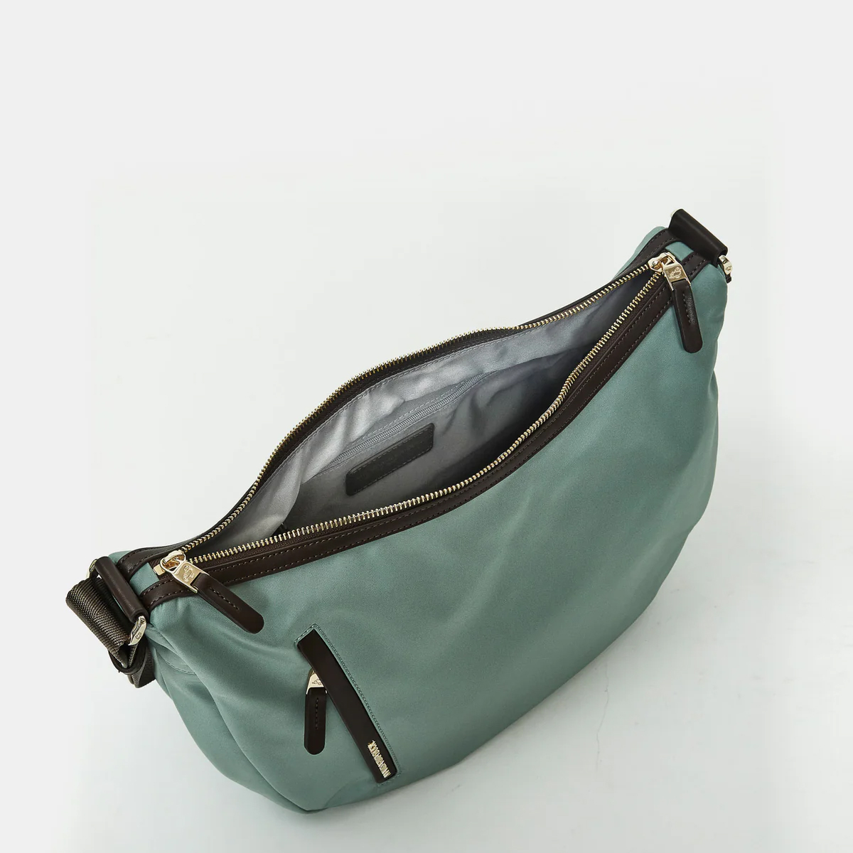 Mandarina Duck Tracolla Mezzaluna media Iceberg Green - 4 Mandarina Duck Tracolla Mezzaluna media Iceberg Green - 4