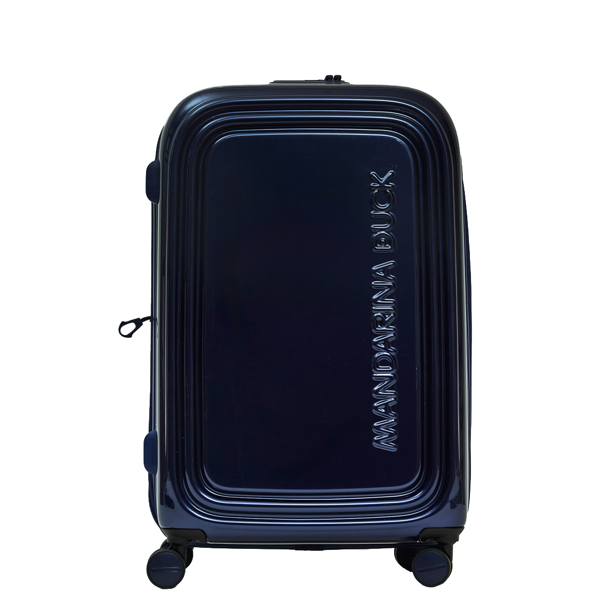 Mandarina Duck Trolley Medio Espandibile 69 cm LOGODUCK + Metal Blue Indigo - 1 Mandarina Duck Trolley Medio Espandibile 69 cm LOGODUCK + Metal Blue Indigo - 1