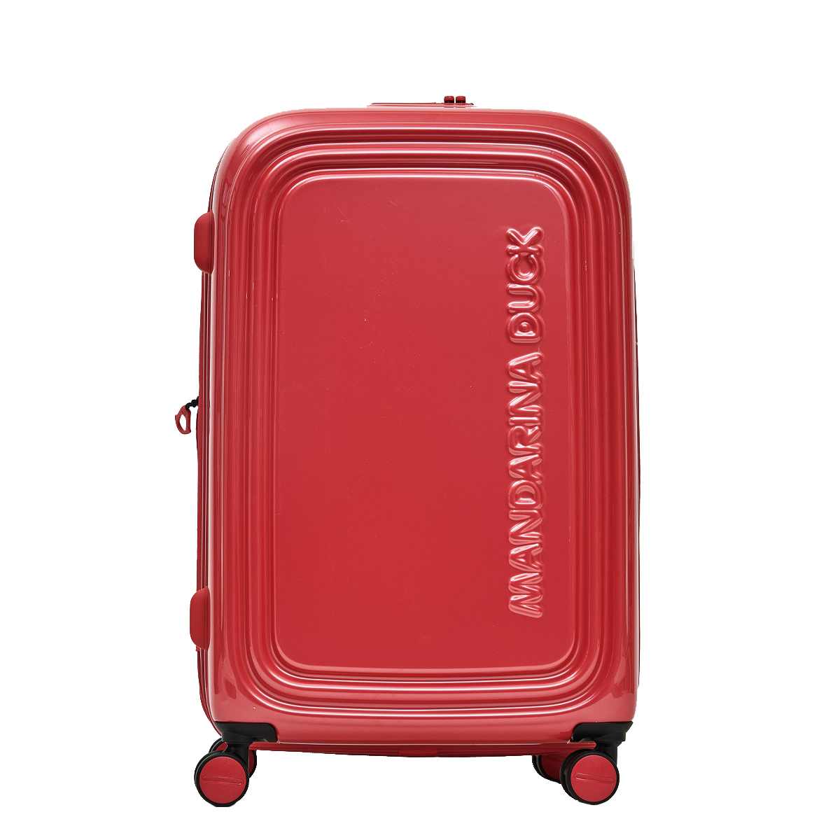 Mandarina Duck Trolley Medio Espandibile 69 cm LOGODUCK + Metal Raspberry - 1 Mandarina Duck Trolley Medio Espandibile 69 cm LOGODUCK + Metal Raspberry - 1