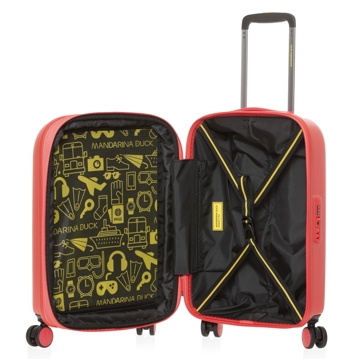 Mandarina Duck Bagaglio a mano 55 cm LOGODUCK + Exp. Cayenne - 4 Mandarina Duck Bagaglio a mano 55 cm LOGODUCK + Exp. Cayenne - 4