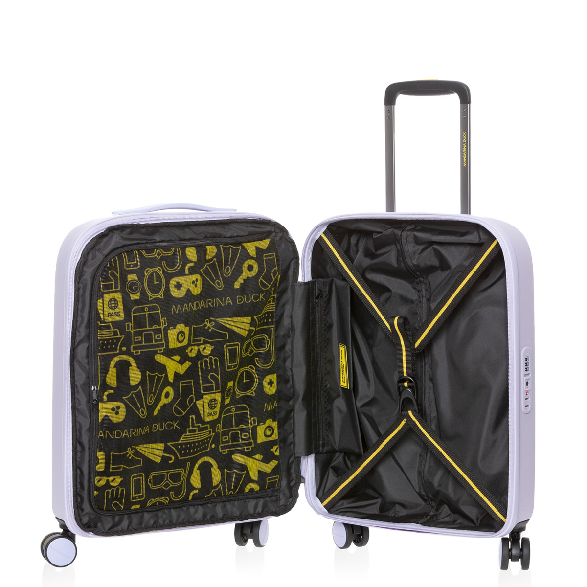 Mandarina Duck Bagaglio a mano 55 cm LOGODUCK + Exp. Evening Haze - 4 Mandarina Duck Bagaglio a mano 55 cm LOGODUCK + Exp. Evening Haze - 4