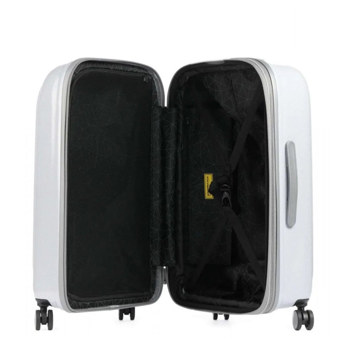 Mandarina Duck Trolley Medio 69 cm LOGODUCK + Exp. Glitter Silver - 2 Mandarina Duck Trolley Medio 69 cm LOGODUCK + Exp. Glitter Silver - 2