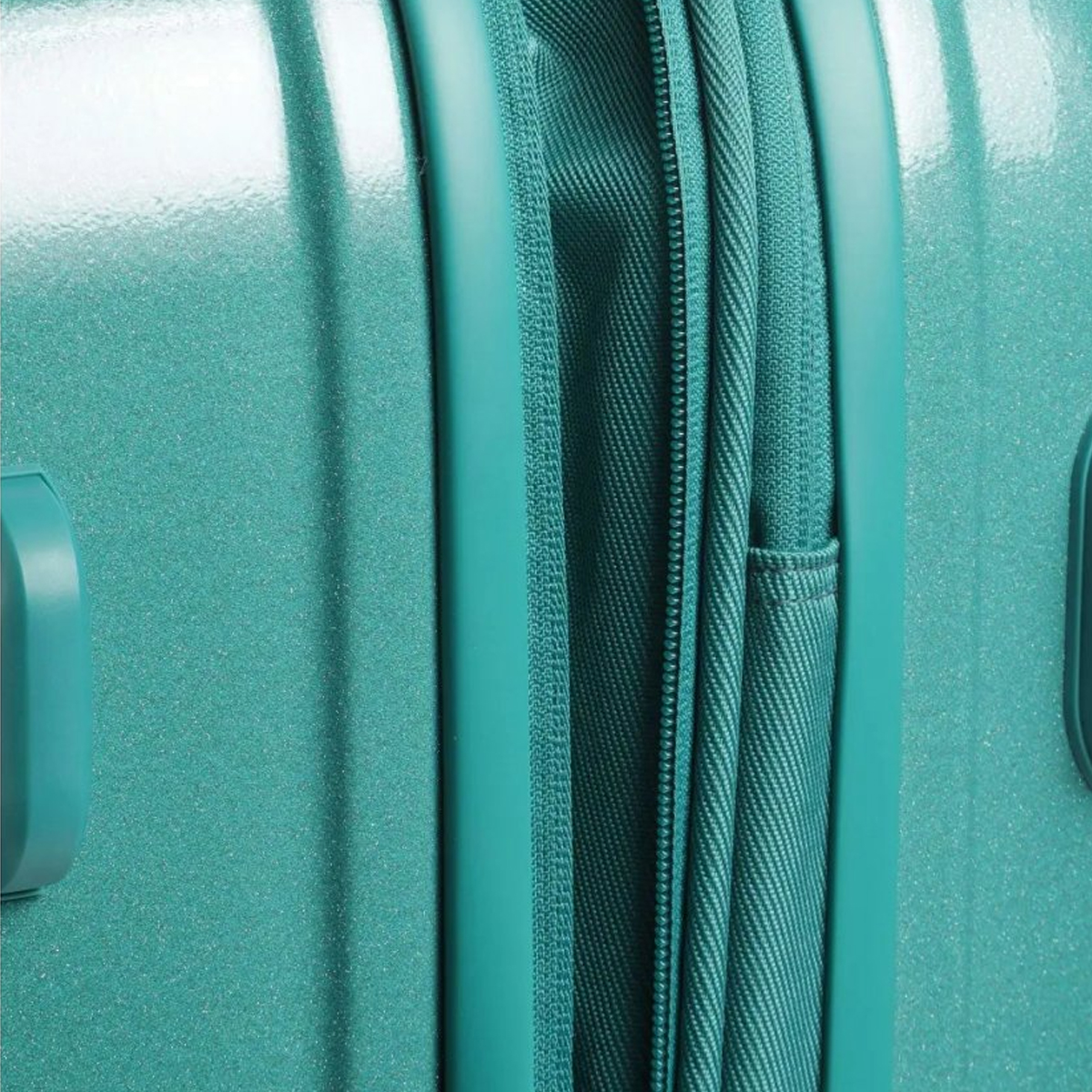 Mandarina Duck Trolley Medio 69 cm LOGODUCK + Exp. Glitter Green - 5 Mandarina Duck Trolley Medio 69 cm LOGODUCK + Exp. Glitter Green - 5