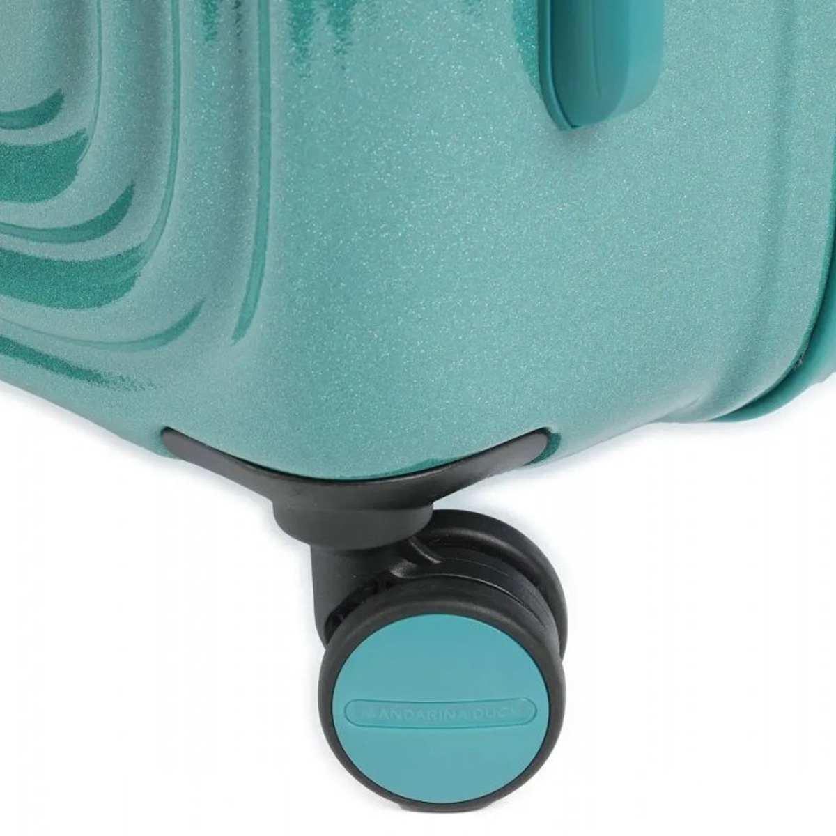 Mandarina Duck Trolley Medio 69 cm LOGODUCK + Exp. Glitter Green - 6 Mandarina Duck Trolley Medio 69 cm LOGODUCK + Exp. Glitter Green - 6