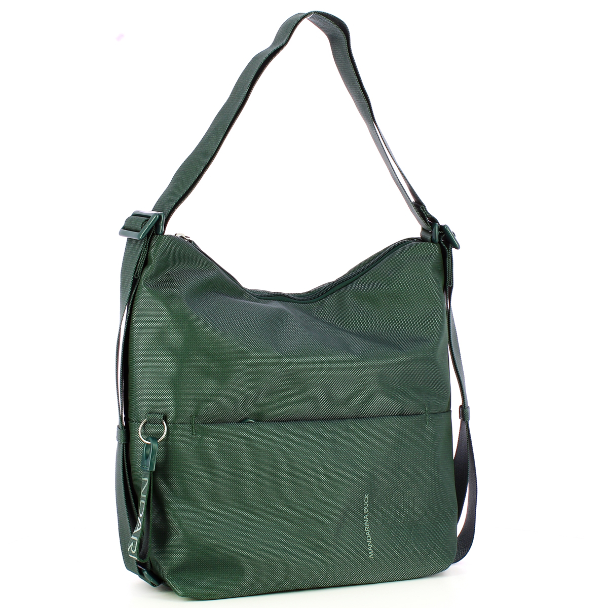 Mandarina Duck Borsa a spalla Slide Trasformabile MD20 Pine Green - 2