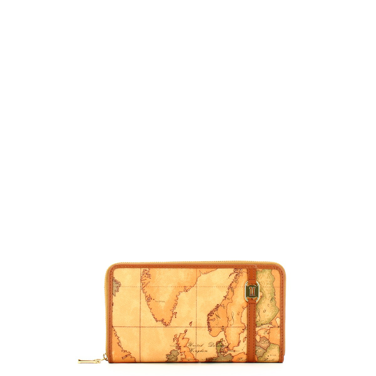 Alviero Martini 1a Classe Portafoglio Geo Classic con dettaglio 1C Zip Around Naturale - 1