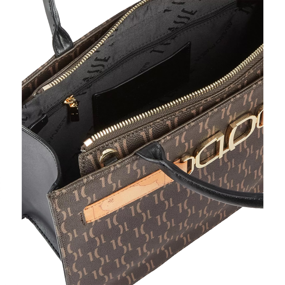 Alviero Martini 1a Classe Borsa a mano 3D Monogram Nero - 4 Alviero Martini 1a Classe Borsa a mano 3D Monogram Nero - 4