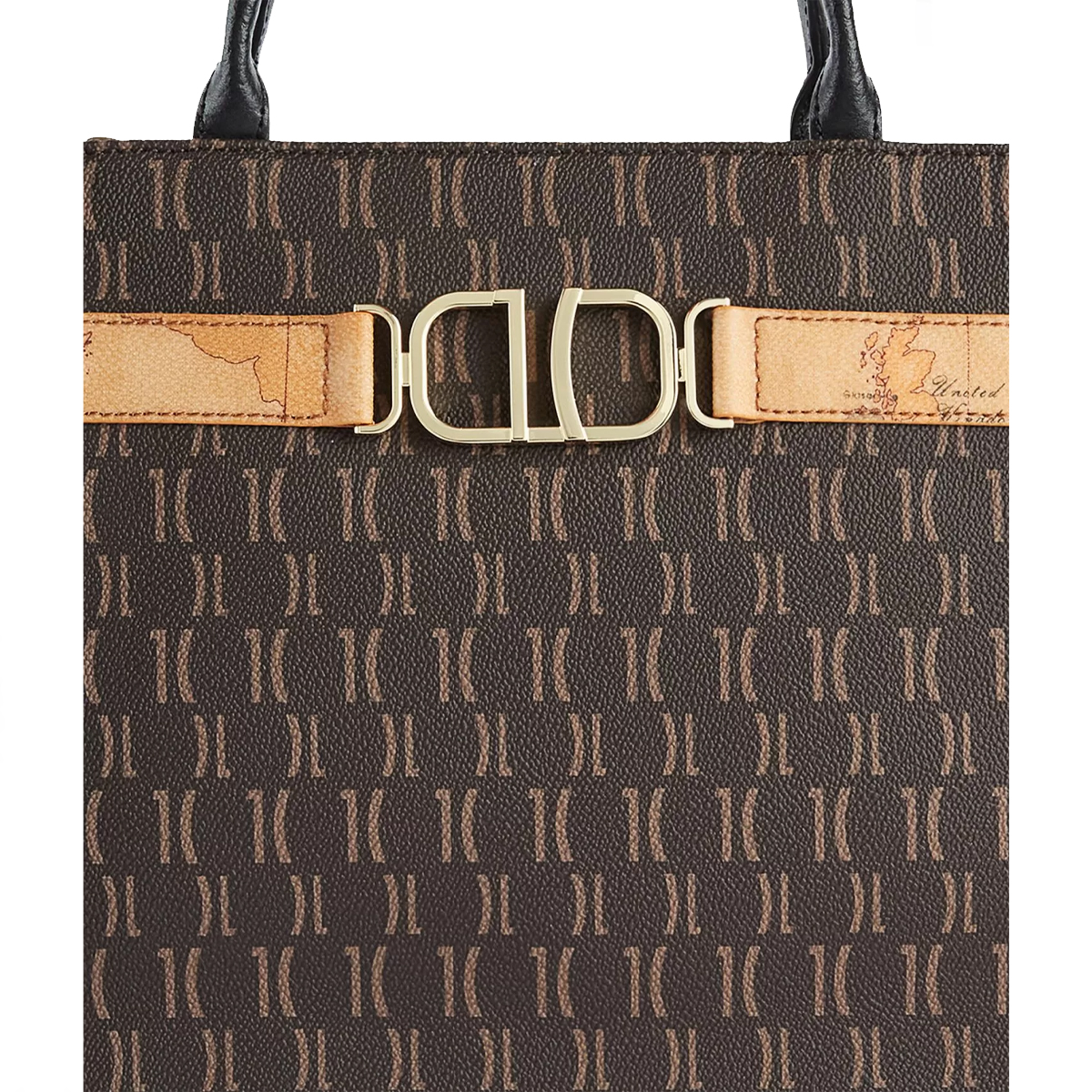 Alviero Martini 1a Classe Borsa a mano 3D Monogram Nero - 5 Alviero Martini 1a Classe Borsa a mano 3D Monogram Nero - 5