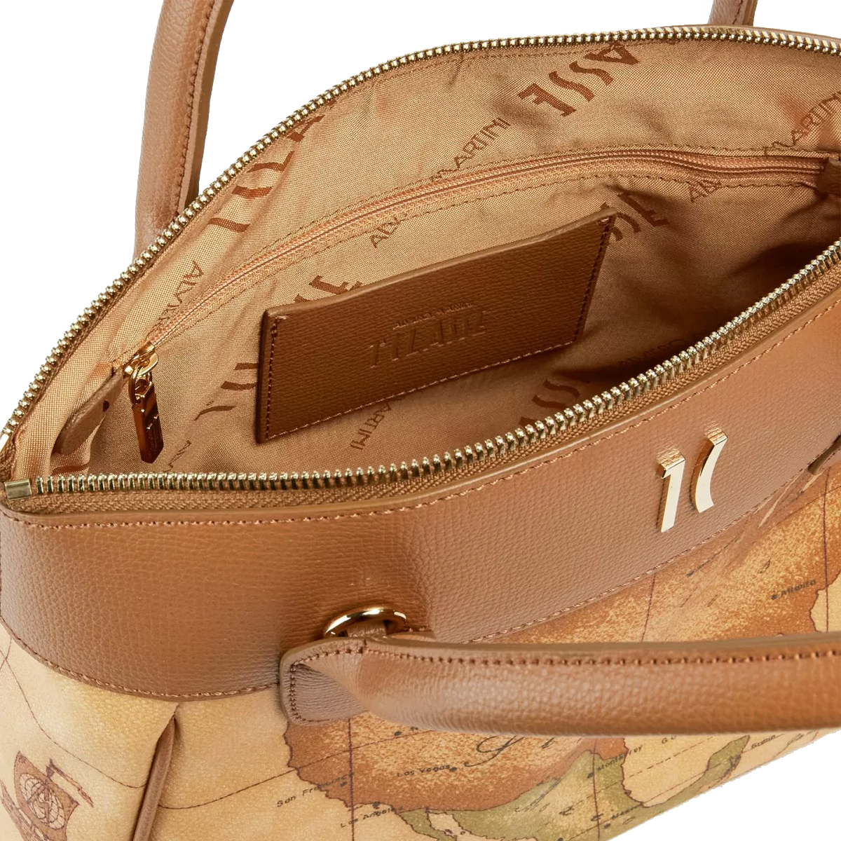 Alviero Martini 1a Classe Borsa a mano Heritage Geo Tabacco - 4