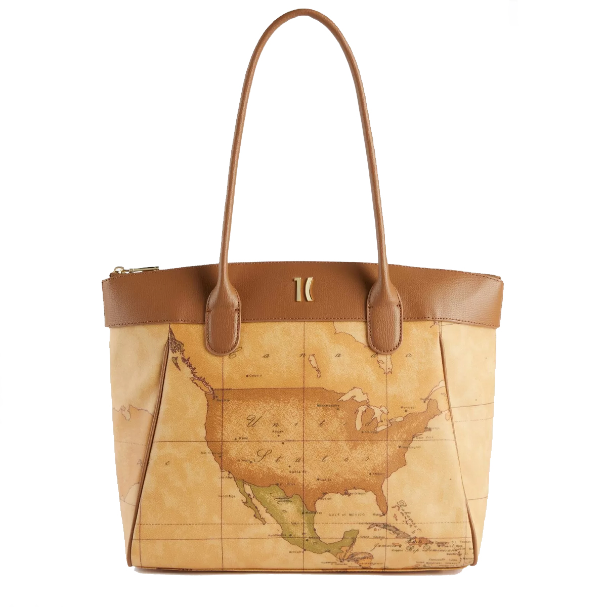 Alviero Martini 1a Classe Shopping bag Heritage Geo Tabacco - 1
