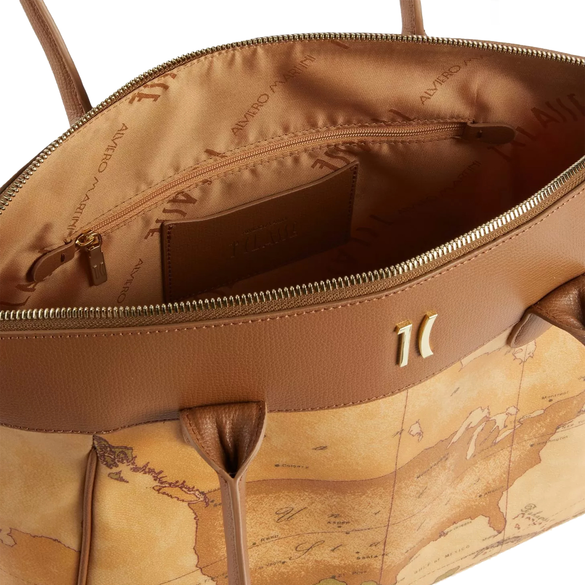 Alviero Martini 1a Classe Shopping bag Heritage Geo Tabacco - 4