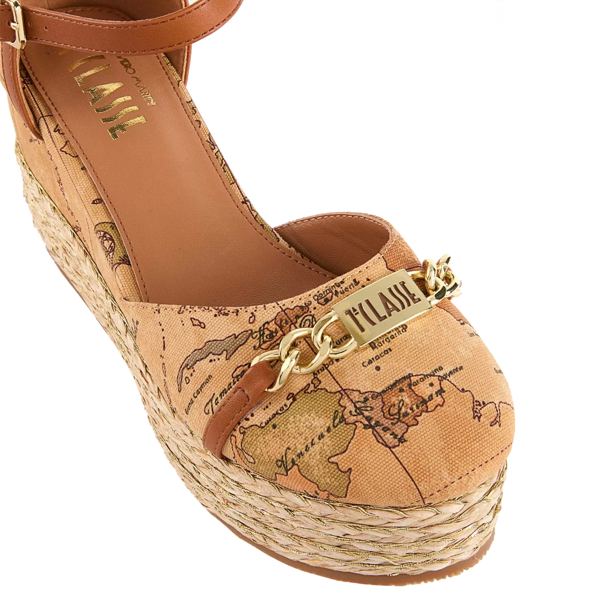 Alviero Martini 1a Classe Sandali con zeppa Geo Classic - 4