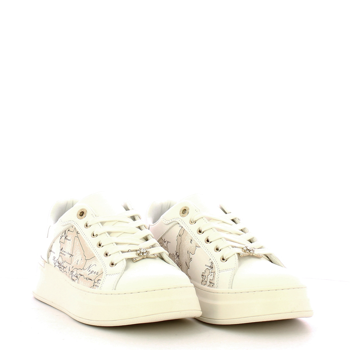 Alviero Martini 1a Classe Sneakers Bianco Geo Latte - 2