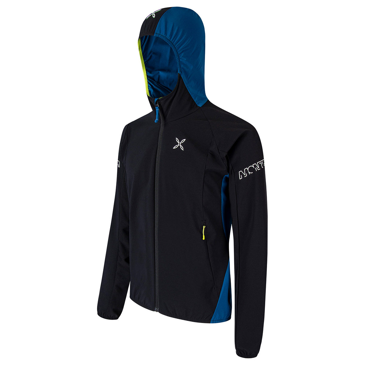 MNTR Giacca con cappuccio Flash Sky Nero Deep Blue - 2