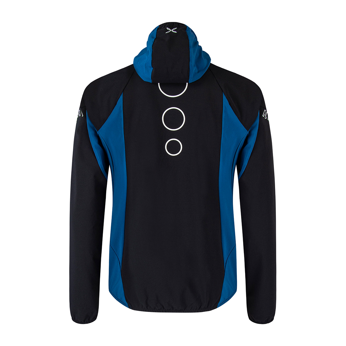 MNTR Giacca con cappuccio Flash Sky Nero Deep Blue - 3