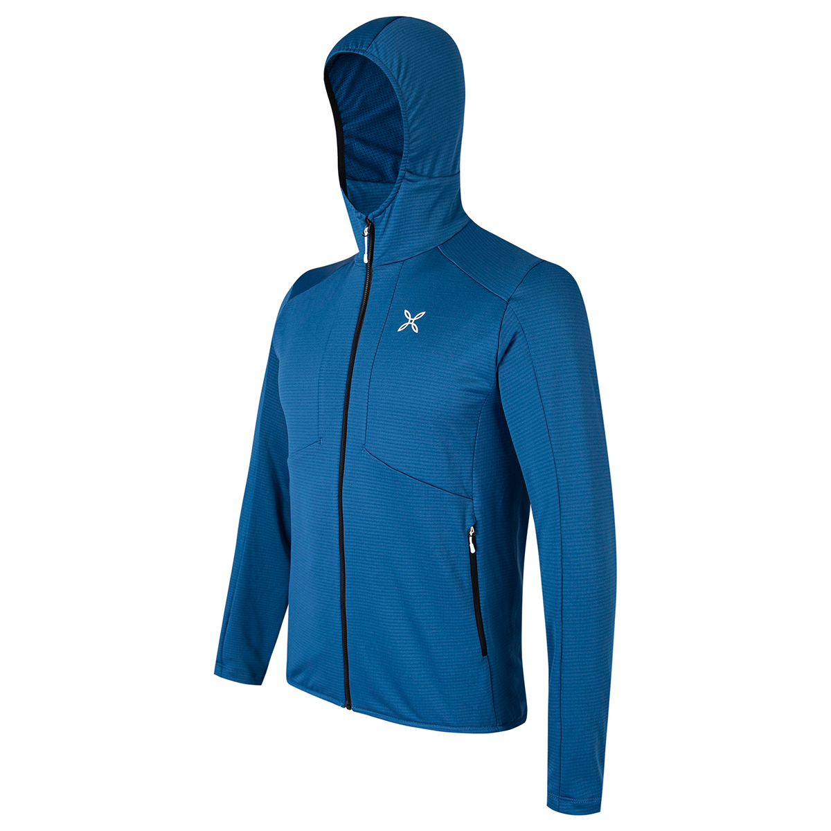 MNTR Maglia con cappuccio Kristall Deep Blue - 2