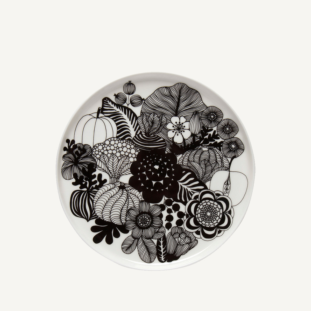 Marimekko Oiva/Siirtolapuutarha Plate 20cm - 1