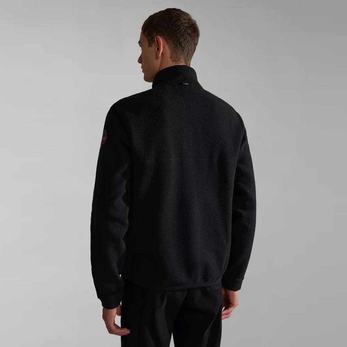 Napapijri Felpa con zip Anderby Black - 4 Napapijri Felpa con zip Anderby Black - 4
