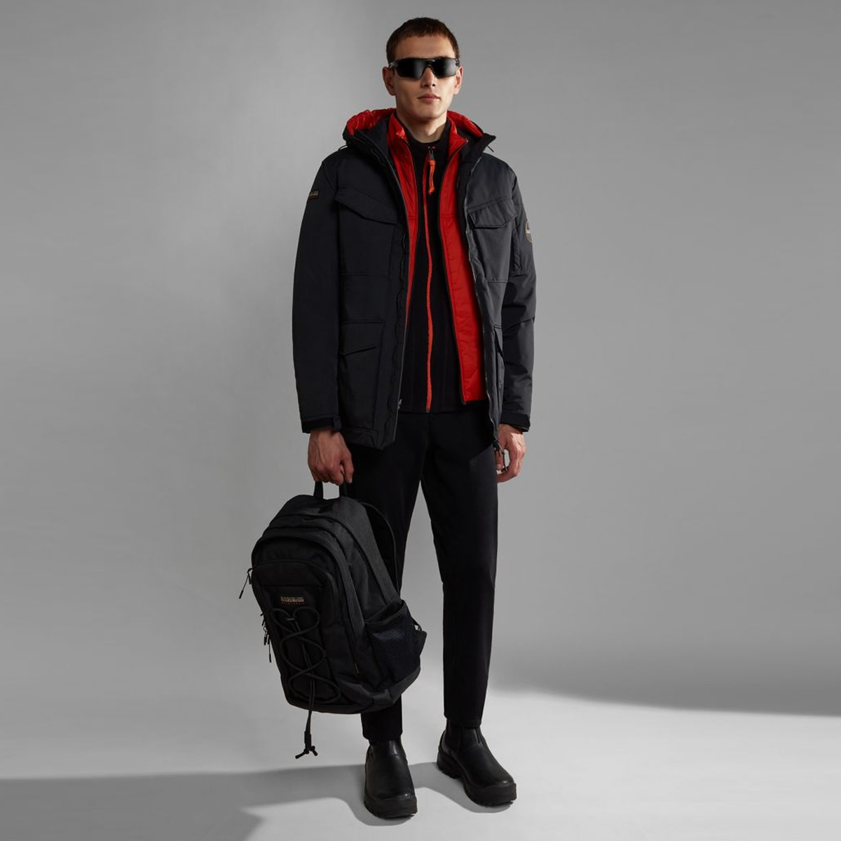 Napapijri Felpa con zip Anderby Black - 5 Napapijri Felpa con zip Anderby Black - 5