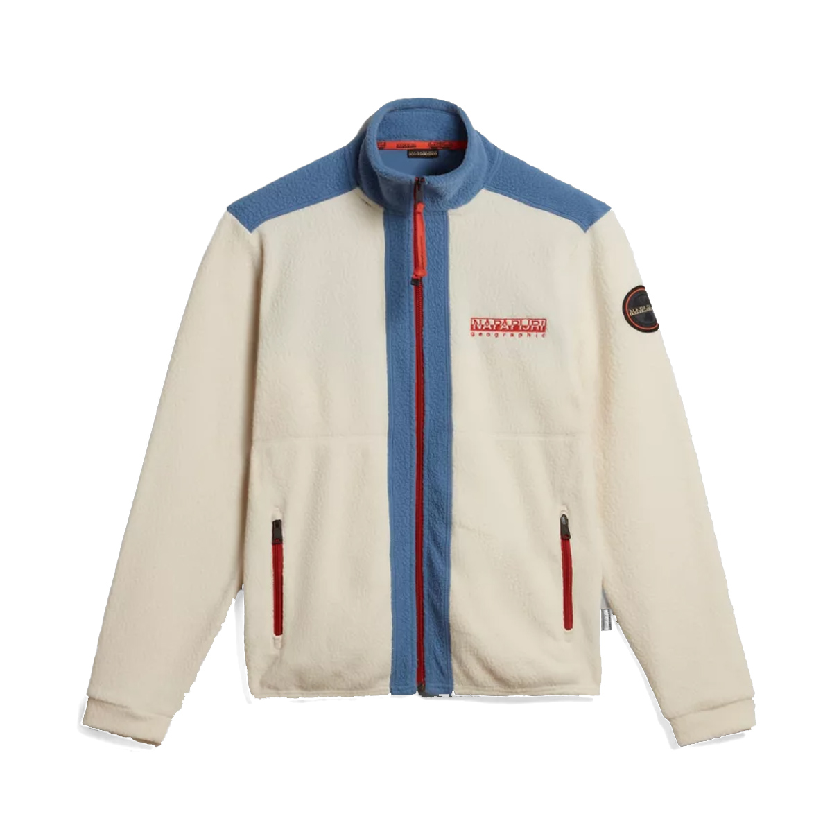 Napapijri Felpa con zip Anderby Whitecap Gray - 1 Napapijri Felpa con zip Anderby Whitecap Gray - 1