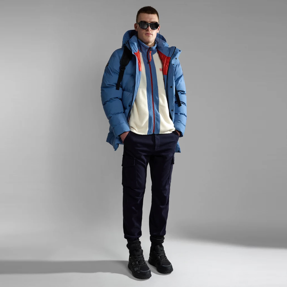 Napapijri Felpa con zip Anderby Whitecap Gray - 5 Napapijri Felpa con zip Anderby Whitecap Gray - 5