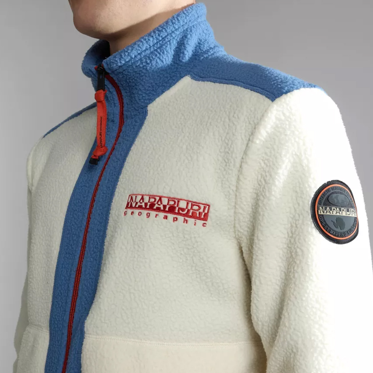 Napapijri Felpa con zip Anderby Whitecap Gray - 6 Napapijri Felpa con zip Anderby Whitecap Gray - 6