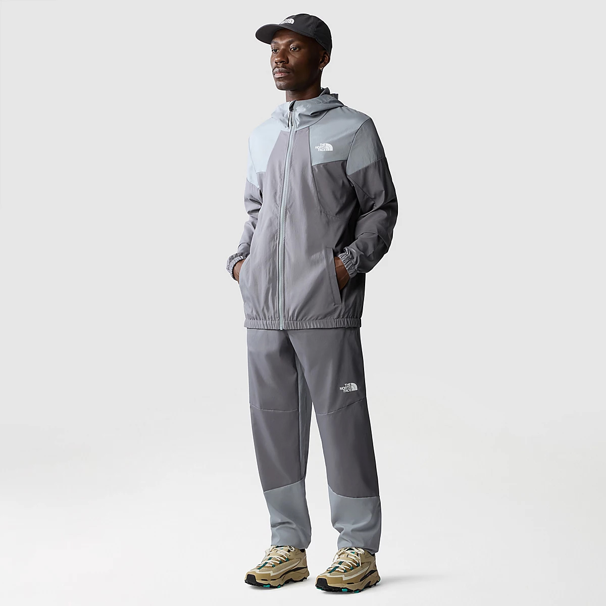 The North Face Giacca Wind Track Smoked Pearl Monument Grey - 5 The North Face Giacca Wind Track Smoked Pearl Monument Grey - 5