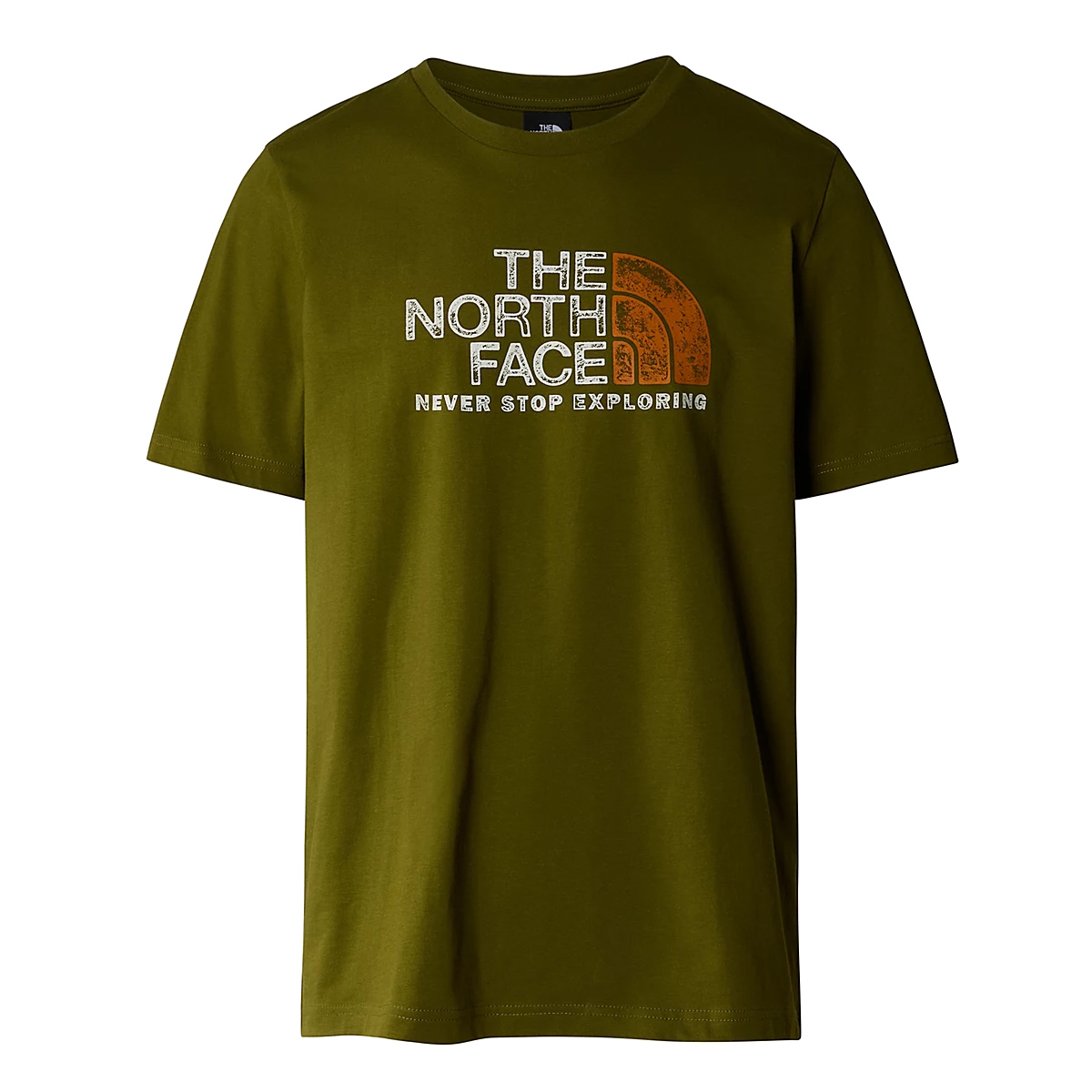The North Face T-Shirt Rust 2 Forest Olive - 1 The North Face T-Shirt Rust 2 Forest Olive - 1