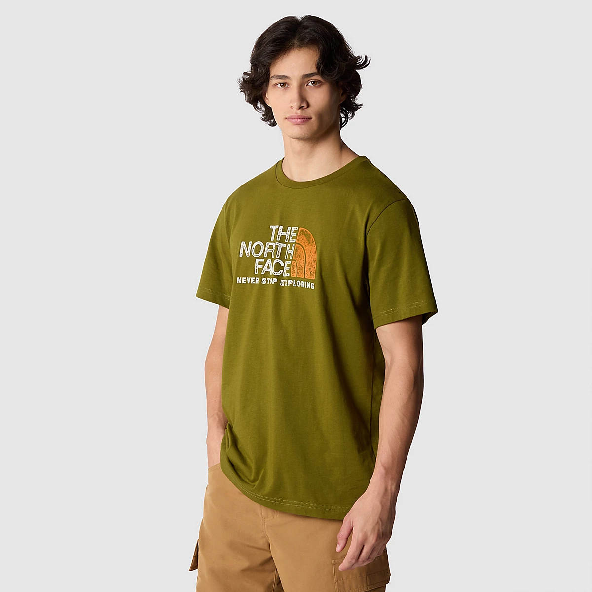 The North Face T-Shirt Rust 2 Forest Olive - 3 The North Face T-Shirt Rust 2 Forest Olive - 3