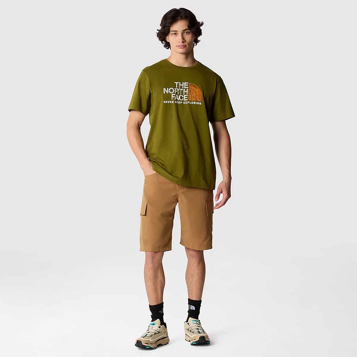 The North Face T-Shirt Rust 2 Forest Olive - 5 The North Face T-Shirt Rust 2 Forest Olive - 5