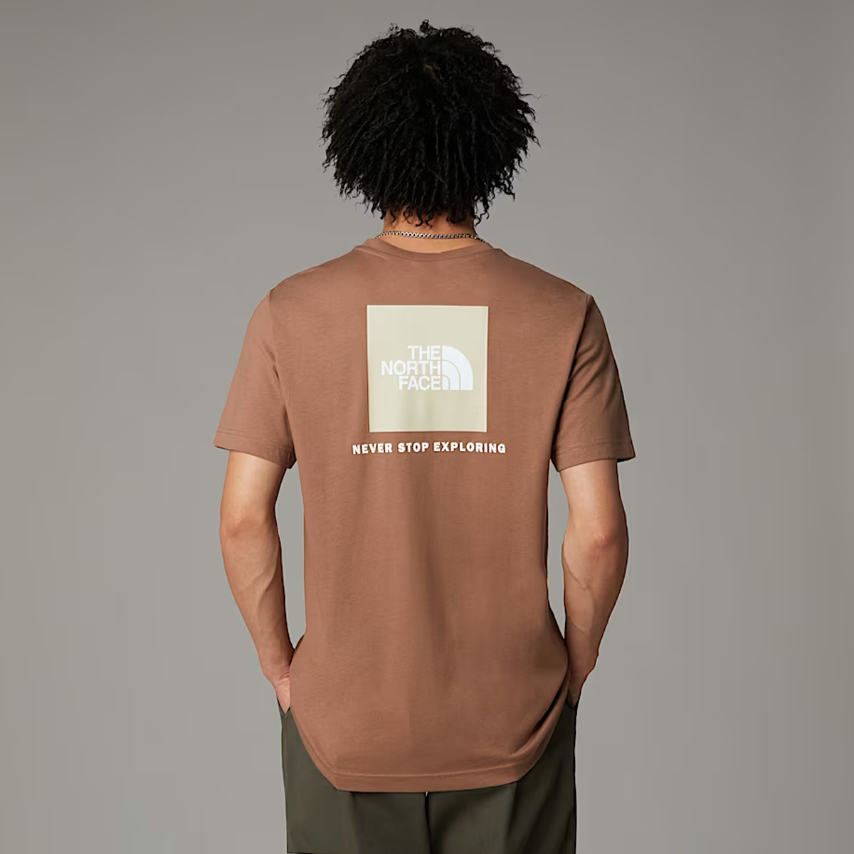 The North Face T-Shirt Redbox Latte Gravel - 4