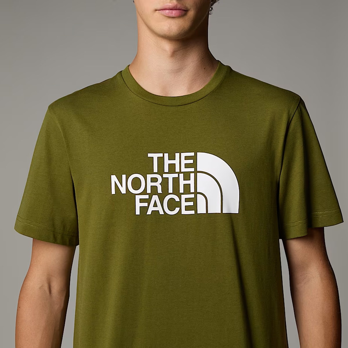 The North Face T-Shirt Easy Forest Olive TNF White - 6