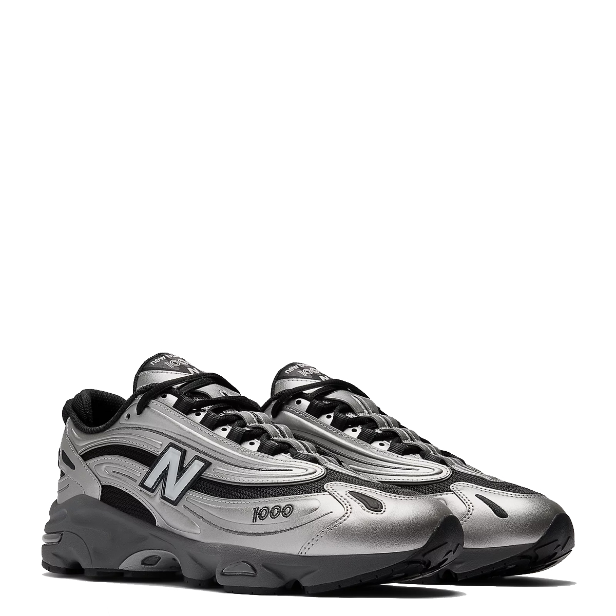 NWBA Sneakers 1000 Silver Metallic - 2
